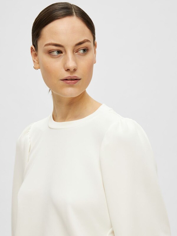 Daniel Hechter Watches SELECTED FEMME Sweatshirt 'Tenny' In Wit