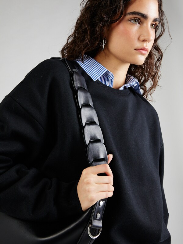 Daniel Hechter Watches STUDIO SELECT Sweatshirt 'Lotta' In Grijs Gemêleerd Zwart