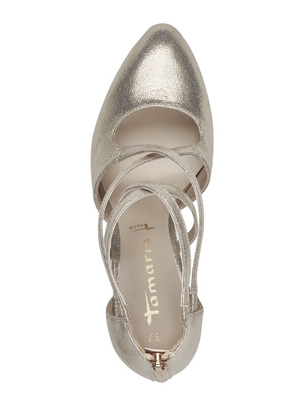 Daniel Hechter Watches Tamaris Pumps Met Hoge Voorkant In Goud