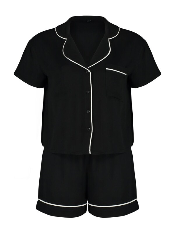 daniel hechter watches Trendyol Korte pyjama in Zwart