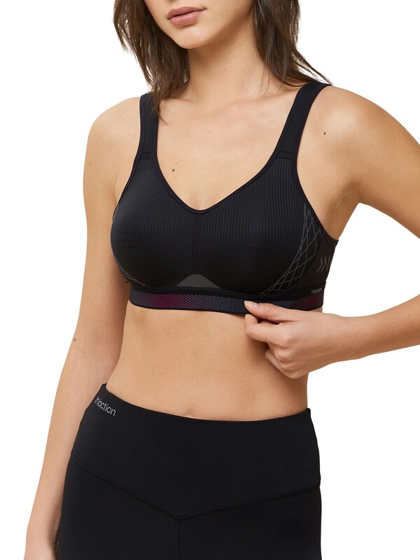 Daniel Hechter Watches TRIUMPH High Support Sport Bh ' Triaction Cardio Flow ' In Zwart