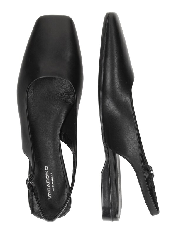 Daniel Hechter Watches VAGABOND SHOEMAKERS Ballerina Met Riempjes 'DELIA' In Zwart