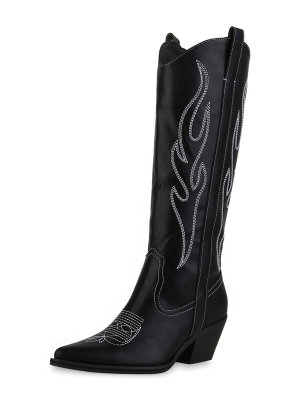 daniel hechter watches Van Hill Cowboylaarzen ' Chloe' in Zwart