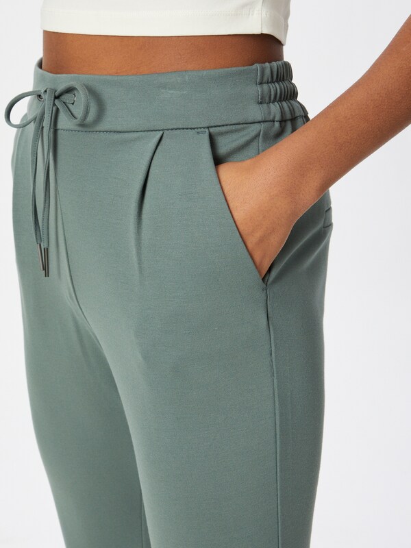 Daniel Hechter Watches VERO MODA Tapered Bandplooibroek 'Eva' In Smaragd