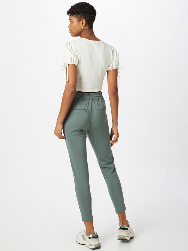 Daniel Hechter Watches VERO MODA Tapered Bandplooibroek 'Eva' In Smaragd