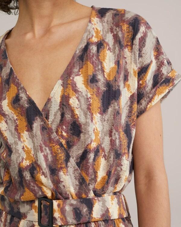 Daniel Hechter Watches WE Fashion Jumpsuit In Kastanjebruin Pueblo Brokaat