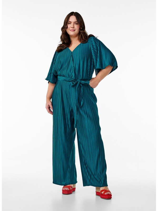 Daniel Hechter Watches Zizzi Jumpsuit 'Malise' In Cyaan Blauw