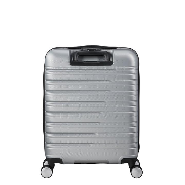 Daniel Ray American Tourister Flashline Spin. 55/20 Frontloader Cabin Trolley Sky Silver