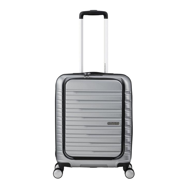 daniel ray American Tourister Flashline Spin. 55/20 Frontloader Cabin Trolley sky silver
