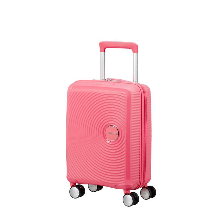 Daniel Ray American Tourister Soundbox Mini Spinner 47 Sun Kissed Coral