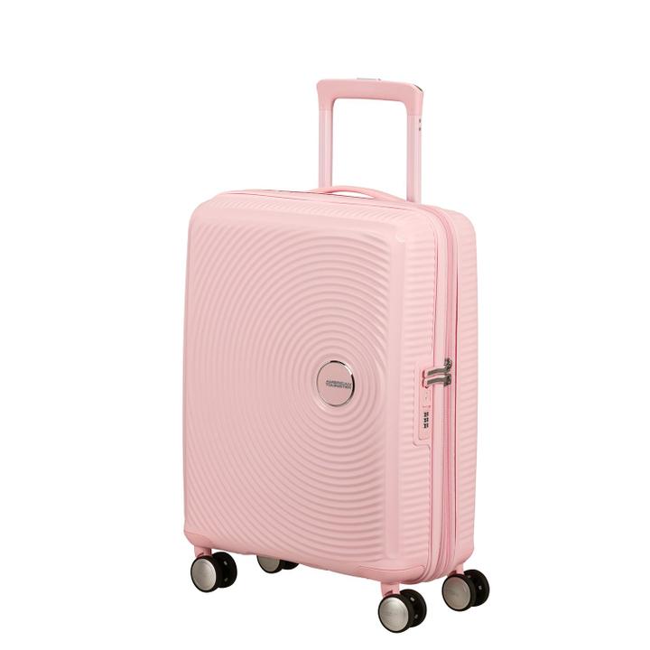 Daniel Ray American Tourister Soundbox Spinner 55/20 TSA Expandable Pastel Pink