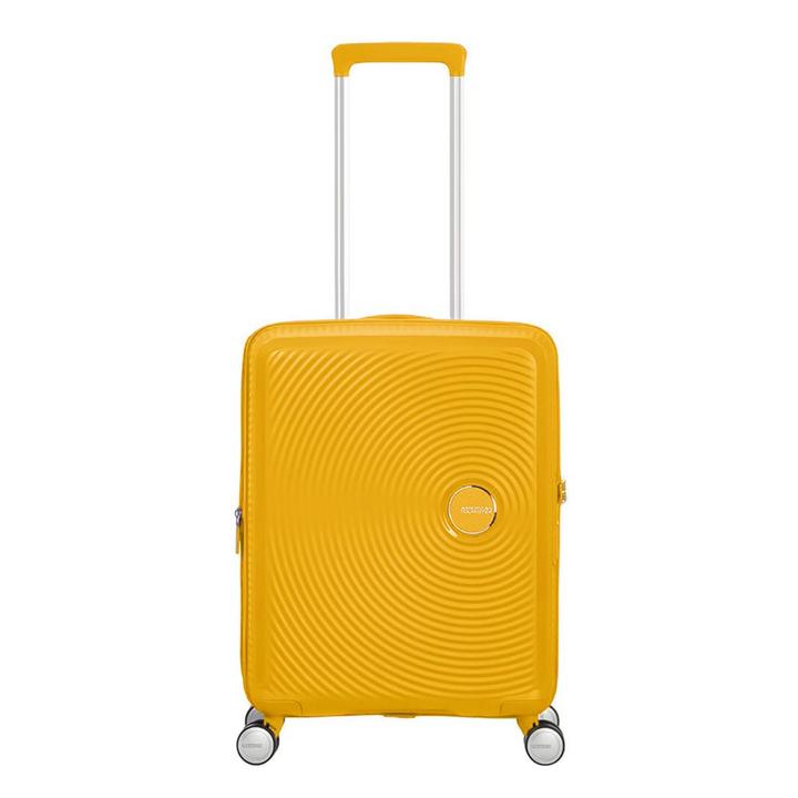 daniel ray American Tourister Soundbox Spinner 55 Expandable golden yellow