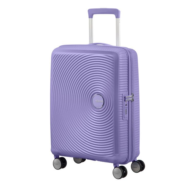 Daniel Ray American Tourister Soundbox Spinner 55 Expandable Lavender