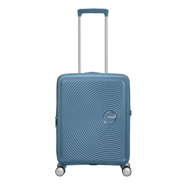 daniel ray American Tourister Soundbox Spinner 55 Expandable stone blue