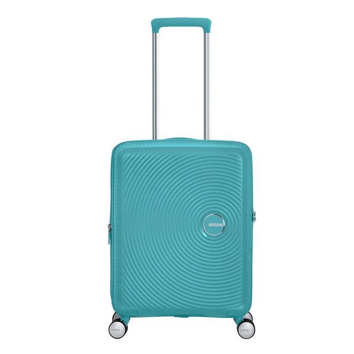 daniel ray American Tourister Soundbox Spinner 55 Expandable turquoise tonic