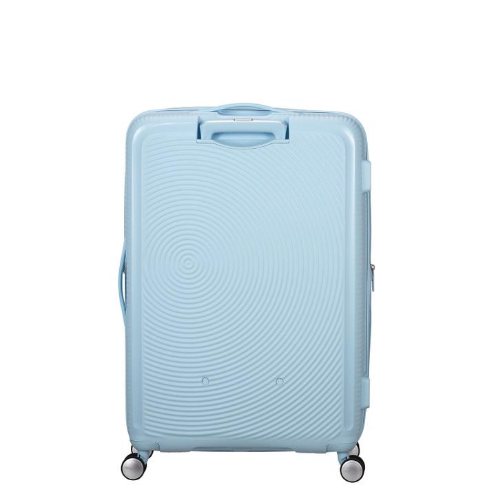Daniel Ray American Tourister Soundbox Spinner 77/28 TSA Expandable Pastel Blue
