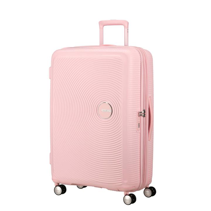 Daniel Ray American Tourister Soundbox Spinner 77/28 TSA Expandable Pastel Pink