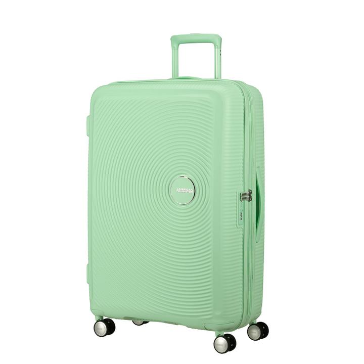 Daniel Ray American Tourister Soundbox Spinner 77/28 TSA Expandable Pastel Green