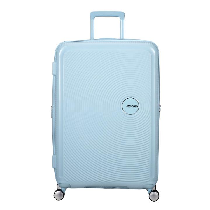 daniel ray American Tourister Soundbox Spinner 77/28 TSA Expandable pastel blue