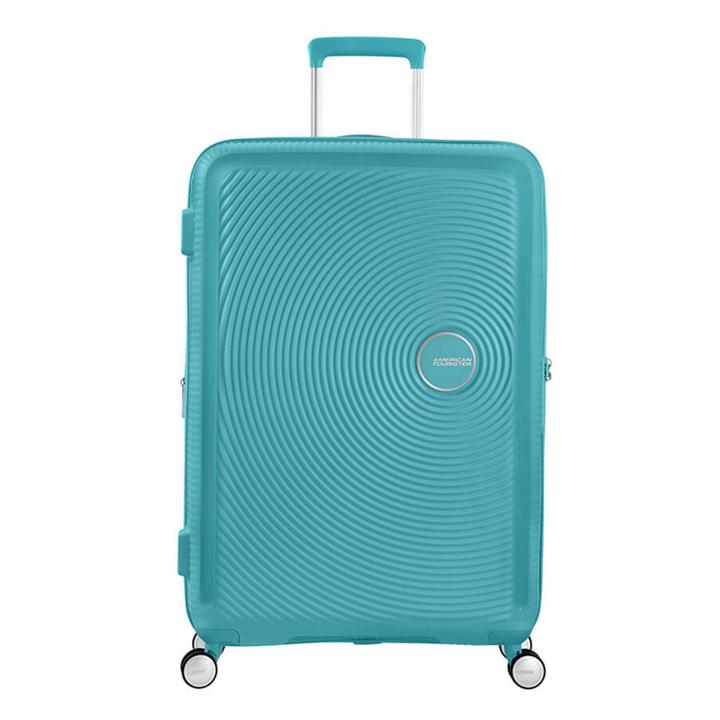 daniel ray American Tourister Soundbox Spinner 77 Expandable turquoise tonic