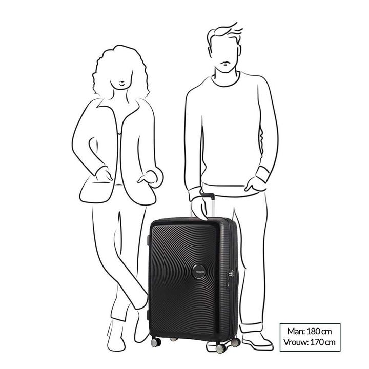 Daniel Ray American Tourister Soundbox Spinner 77 Expandable Midnight Navy