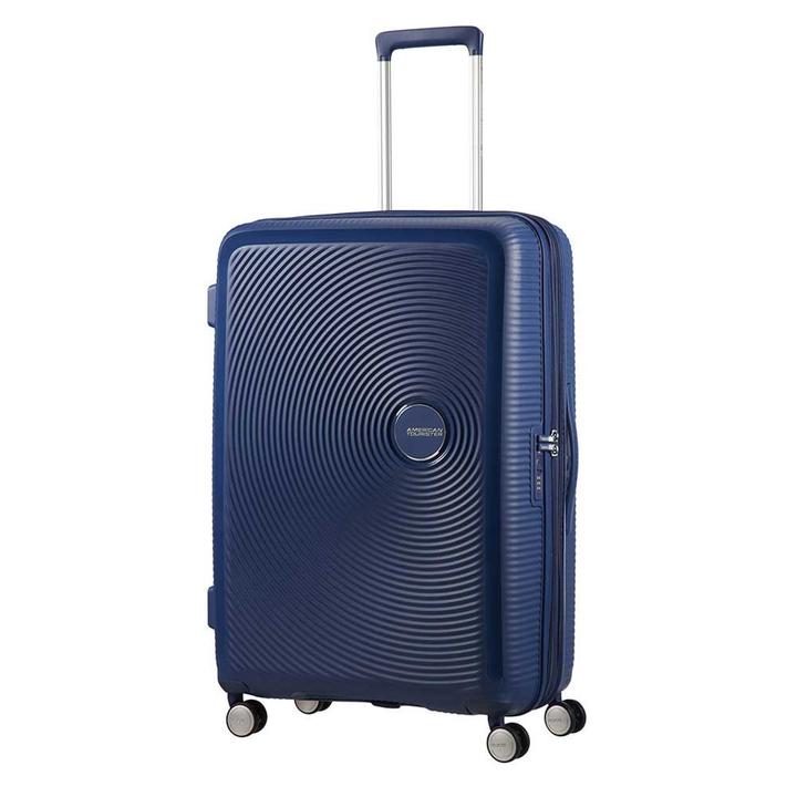 Daniel Ray American Tourister Soundbox Spinner 77 Expandable Midnight Navy