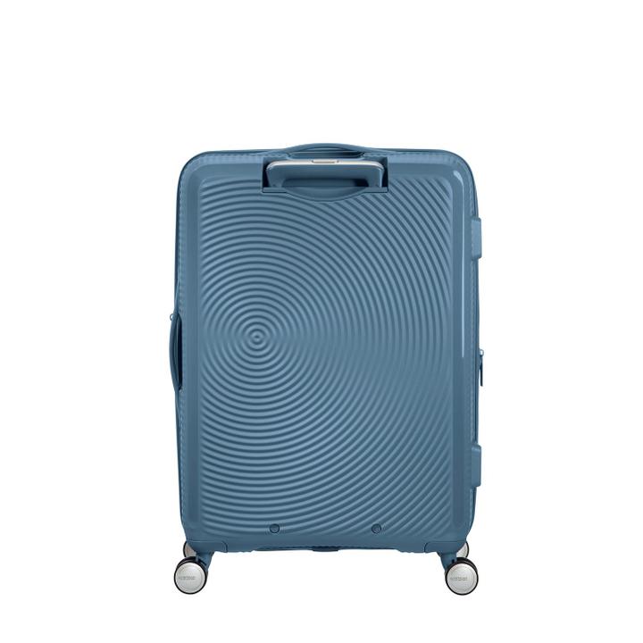 Daniel Ray American Tourister Soundbox Spinner 77 Expandable Stone Blue