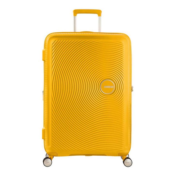 daniel ray American Tourister Soundbox Spinner 77 Expandable golden yellow