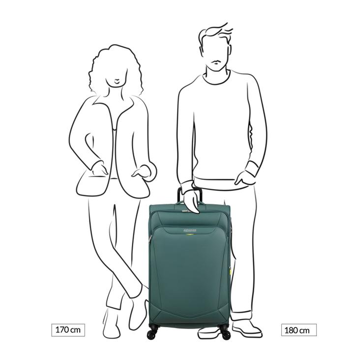 Daniel Ray American Tourister Summerride Spinner L Exp TSA Dark Forest