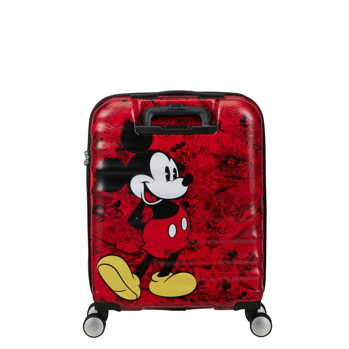 Daniel Ray American Tourister Wavebreaker Disney Spinner 55/20 TSA Mickey Comics Red