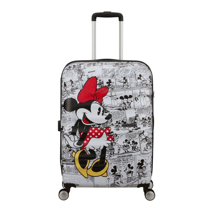 daniel ray American Tourister Wavebreaker Disney Spinner 67/24 TSA minnie comics white