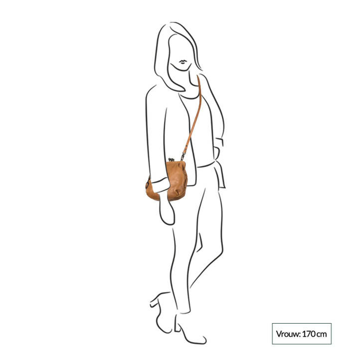 Daniel Ray Aunts & Uncles Grandma's Luxury Club Mrs. Fortune Cookie Crossover Bag Caramel