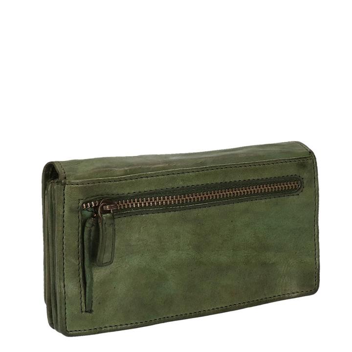 Daniel Ray Bear Design Cow Lavato Dames Portemonnee 12cc Olive Green