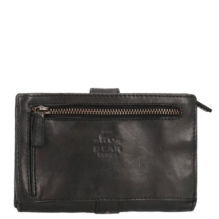 Daniel Ray Bear Design Cow Lavato Portemonnee Zwart