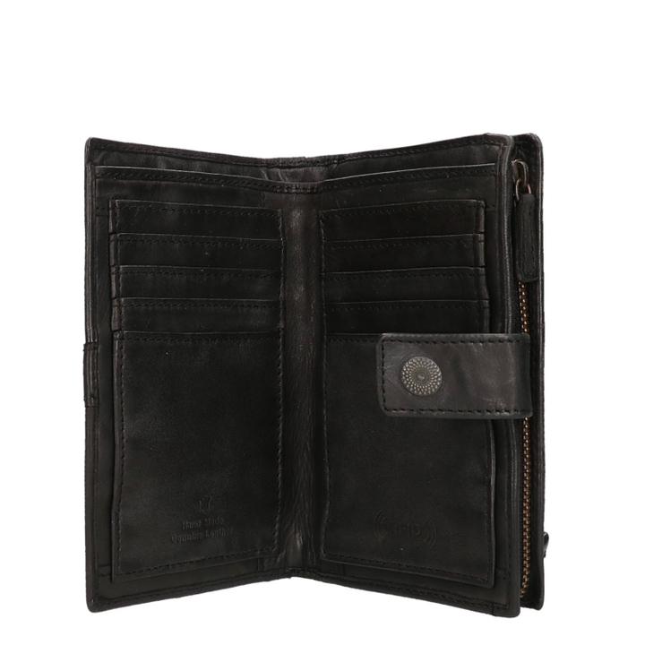 Daniel Ray Bear Design Cow Lavato Portemonnee Zwart