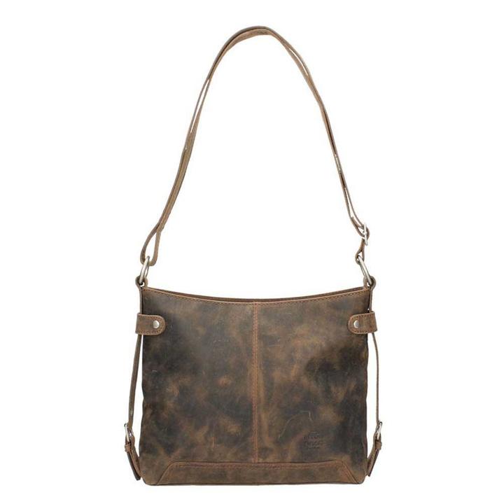 Daniel Ray Bear Design Dark Nature Schoudertas Brown