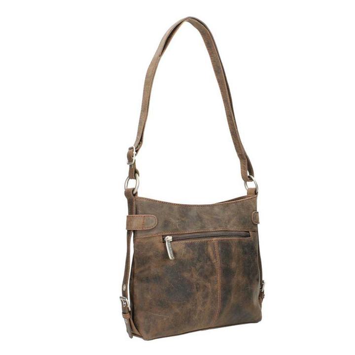 Daniel Ray Bear Design Dark Nature Schoudertas Brown