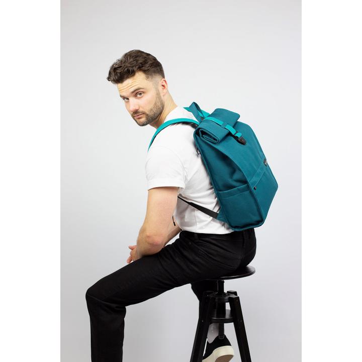 Daniel Ray Bold Banana Roll Top Backpack Power Petrol