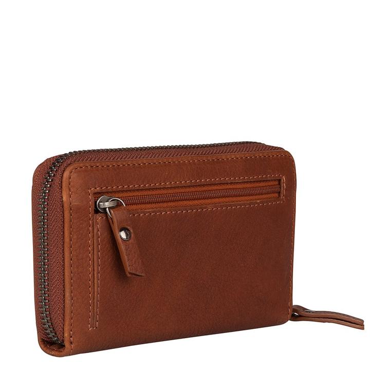 Daniel Ray Burkely Antique Avery Wallet M Back Zipper Cognac