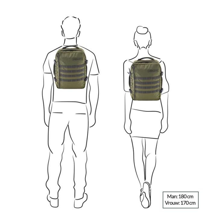 Daniel Ray CabinZero Military 28L Lightweight Cabin Bag Navy