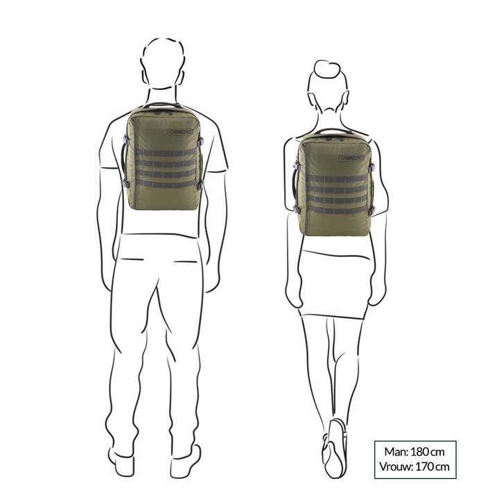 Daniel Ray CabinZero Military 36L Lightweight Cabin Bag Navy