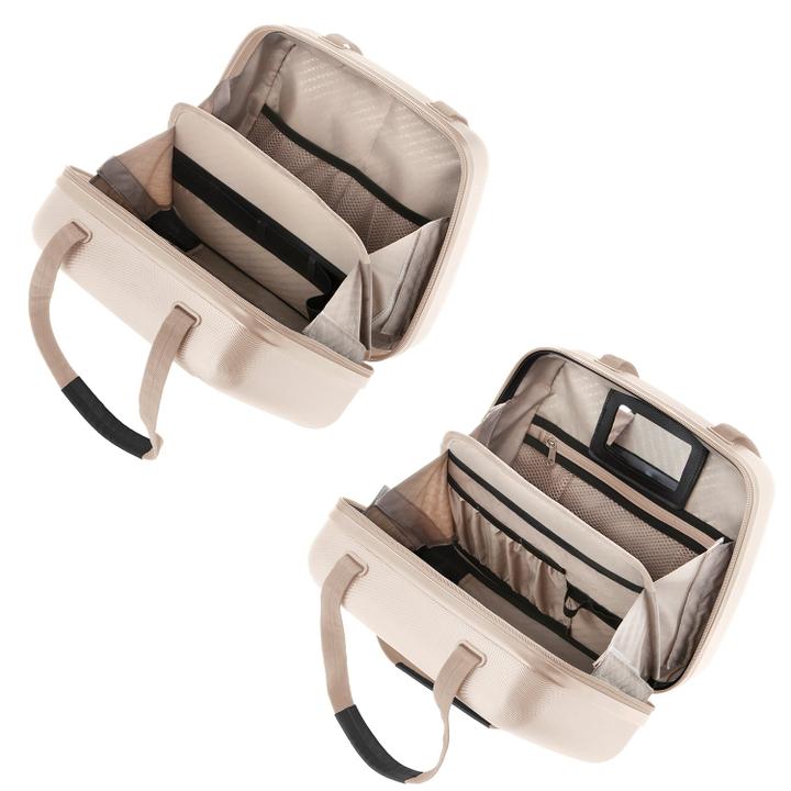 Daniel Ray CarryOn Skyhopper 4-Delige Kofferset Beautycase/S/M/L Champagne