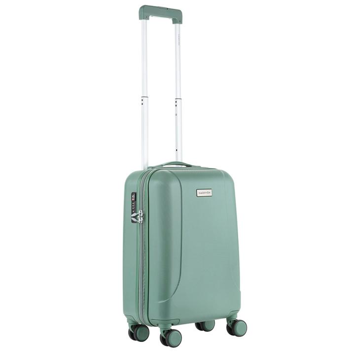 Daniel Ray CarryOn Skyhopper 4 Wiel Trolley 55 + Beautycase Set Olive