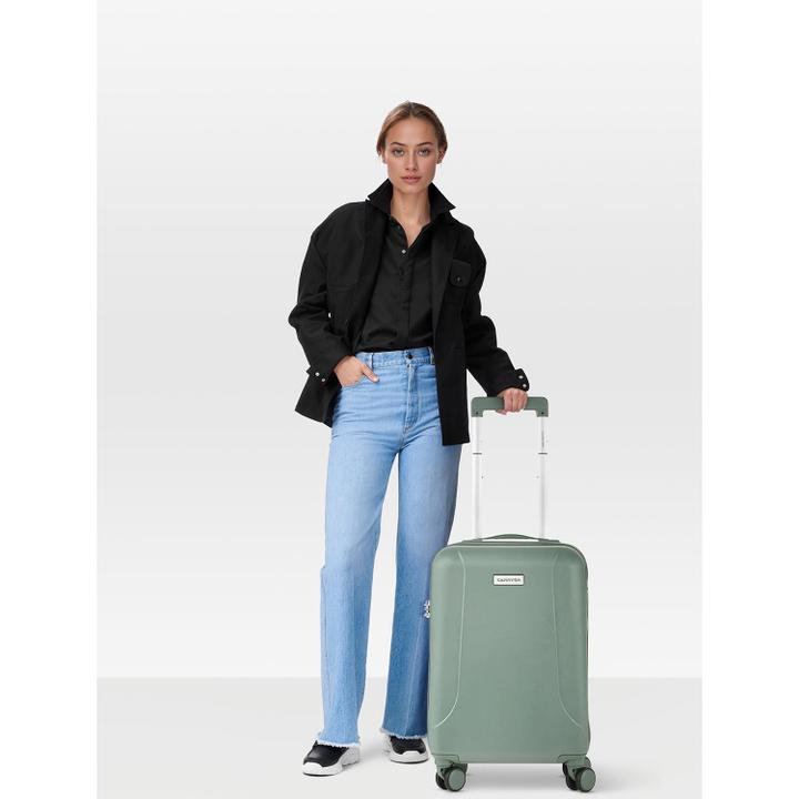 Daniel Ray CarryOn Skyhopper 4 Wiel Trolley 55 Olive