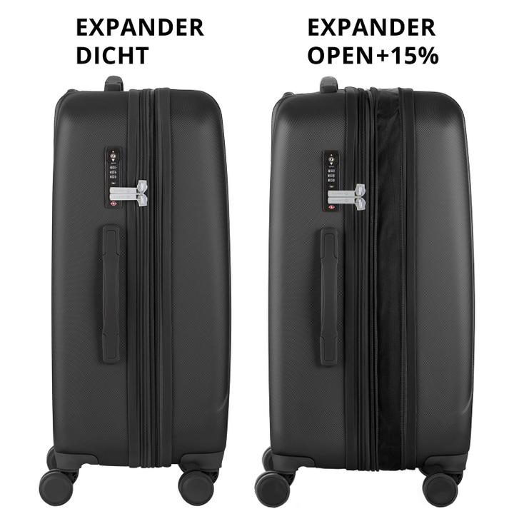 Daniel Ray CarryOn Skyhopper 4 Wiel Trolley 68 Expandable Black
