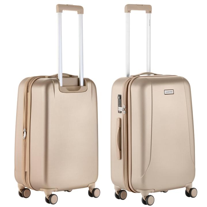 Daniel Ray CarryOn Skyhopper 4 Wiel Trolley 68 Expandable Champagne