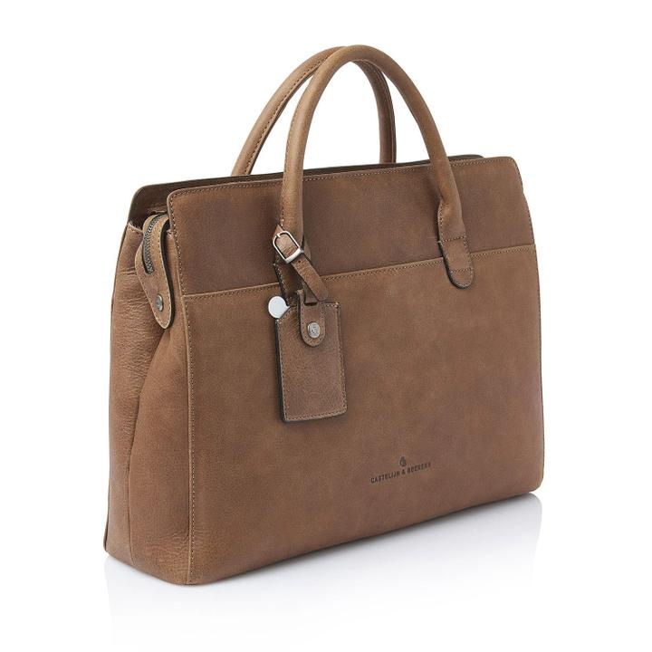 Daniel Ray Castelijn & Beerens Carisma Laptopbag 15.6" Cognac