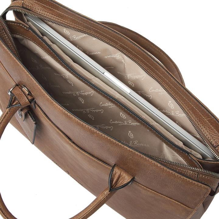 Daniel Ray Castelijn & Beerens Carisma Laptopbag 15.6" Cognac