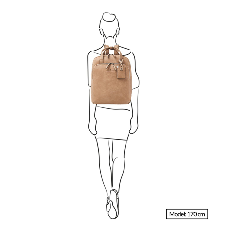 Daniel Ray Castelijn & Beerens Carisma Laptoprugzak 15.6" + Tablet Beige