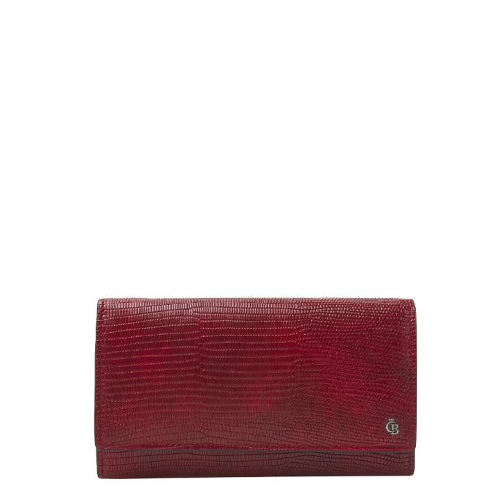 daniel ray Castelijn & Beerens Donna Damesportemonnee Overslag 6 Pasjes RFID rood